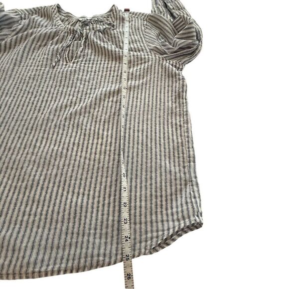 Rails Lightweight Striped Button Down Top Size Large - Picture 5 of 6